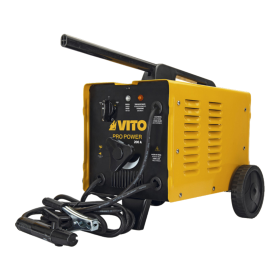 VITO PRO POWER VIAS200 Instruction Manual
