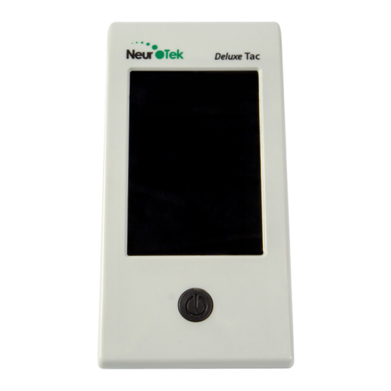 NeuroTek Elite Series Quick Start Manual