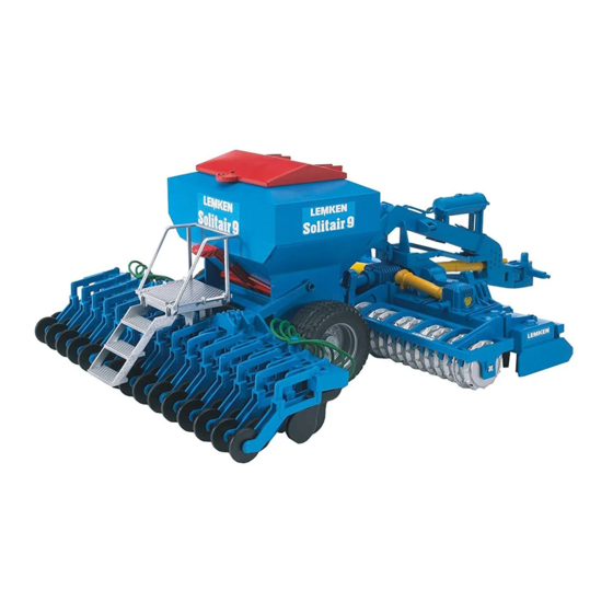 LEMKEN Solitair 9 Operating Instructions Manual
