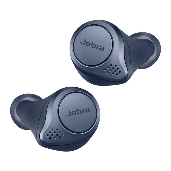 Jabra Elite Active 75t-Navy Manual
