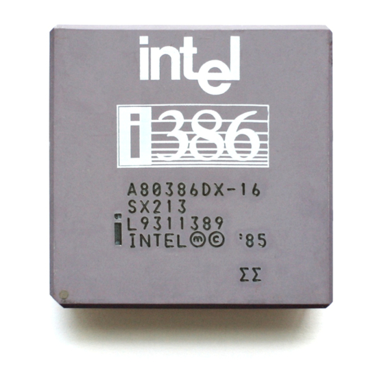 Intel 386 Manuals