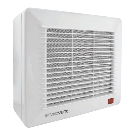 Envirovent POWER-250 Installation And Wiring Instructions