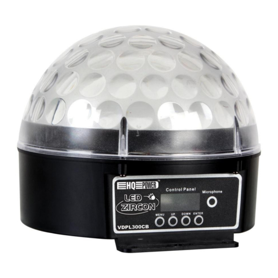 HQ Power VDPL300CB User Manual