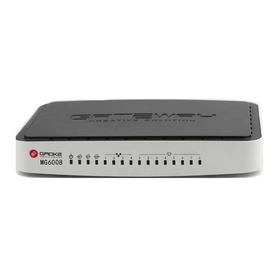 Gaoke mg6008 Series User Manual