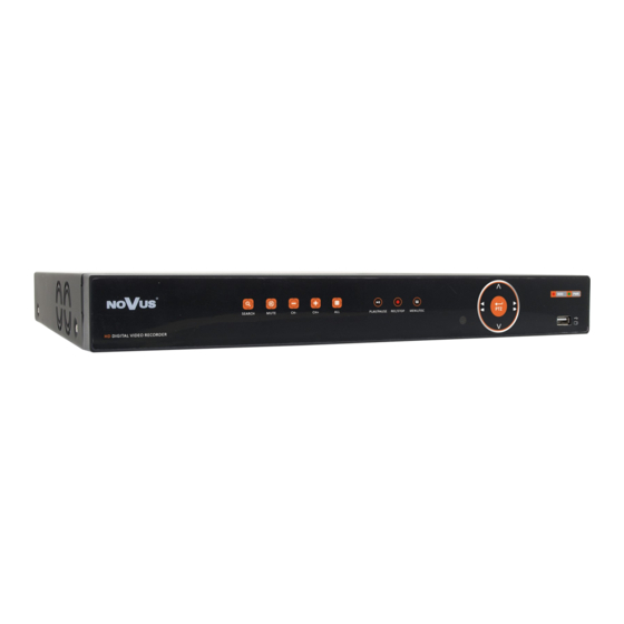Novus NHDR-5204AHD User Manual