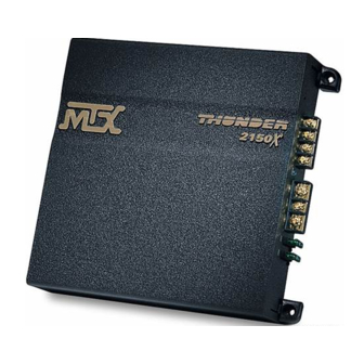 MTX thunder 2150x Manuals
