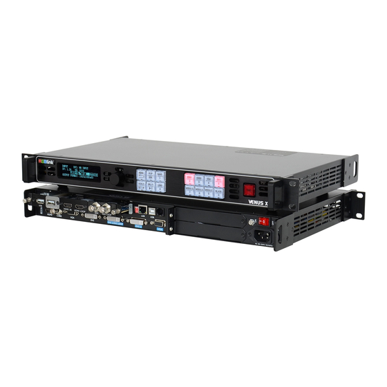 RGBlink VENUS X1 Quick Start Manual