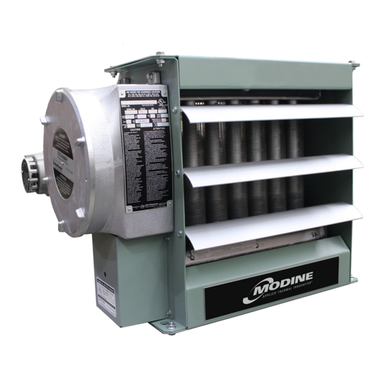 Modine Manufacturing HEX5 Series Installation, Parts, Service, And Maintenance Manual