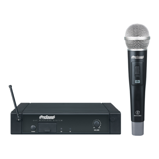 ProSound N51QR Instruction Manual