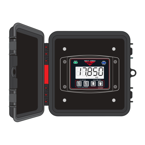 Right Weigh 201-EBT-04 Installation & Operation Manual