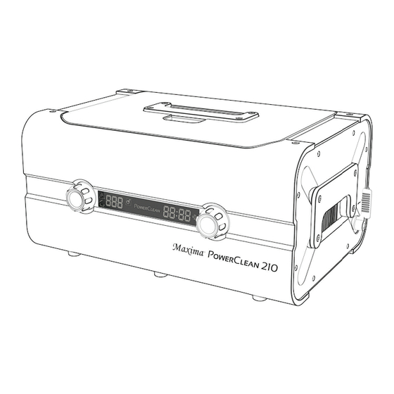 Henry Schein Maxima PowerClean 210 Instructions For Use Manual