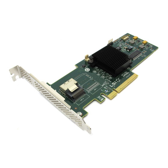 LSI MegaRAID SAS 9280-4i User Manual