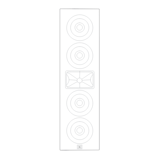 JBL Studio 6 6IW Quick Start Manual