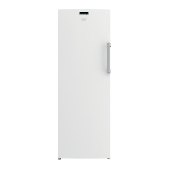 Beko RFNE320L23X Upright Freezer Manuals