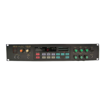 Akai S612 Operator's Manual