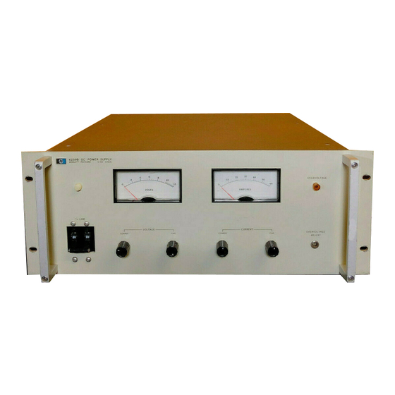 HP 6259B Operating And Service Manual
