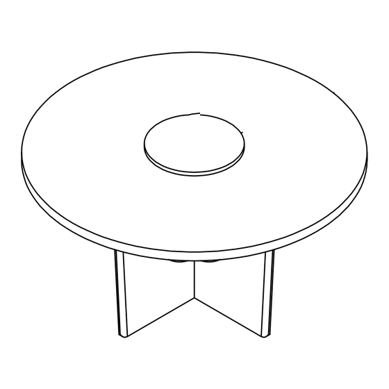 Living Spaces 2074T-60 Assembly Instruction