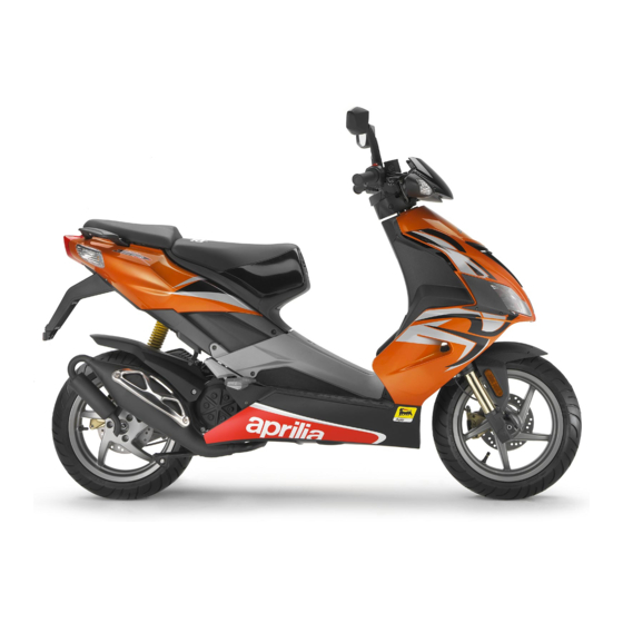 APRILIA SR 50 Use And Maintenance Book