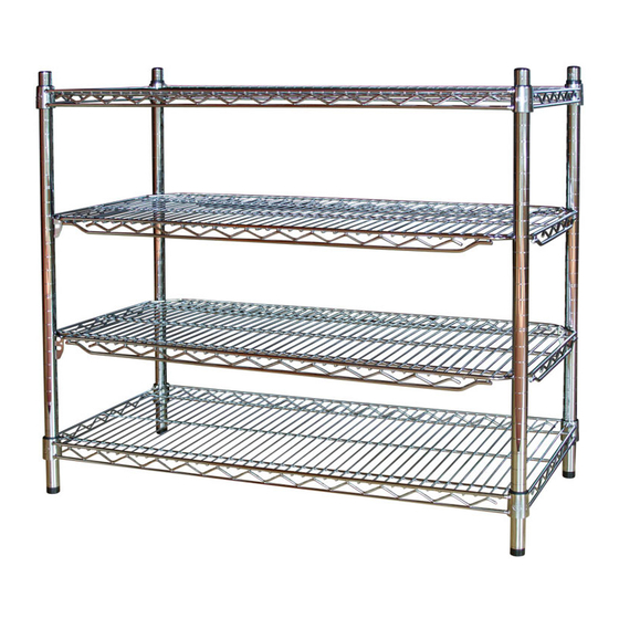 Rapid Racking Rapid Chrome shelving Assembly Manual