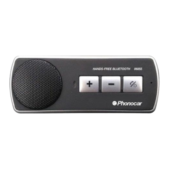 Phonocar 06855 Instruction Manual