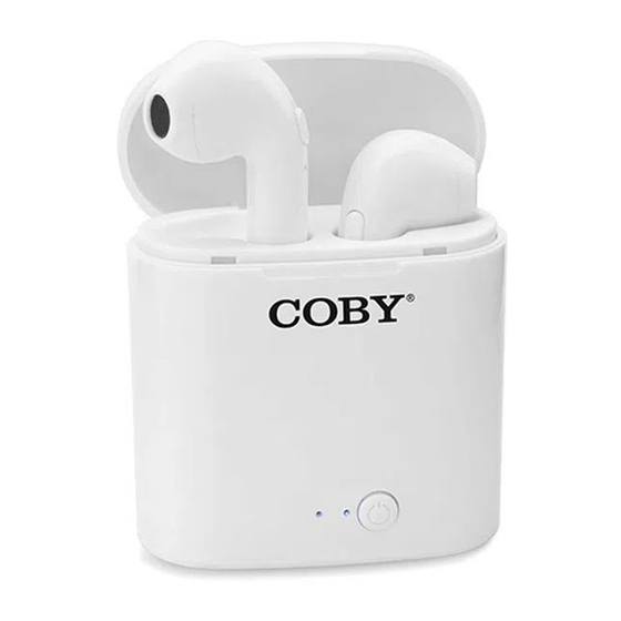 Coby wireless outlet bluetooth earbuds manual