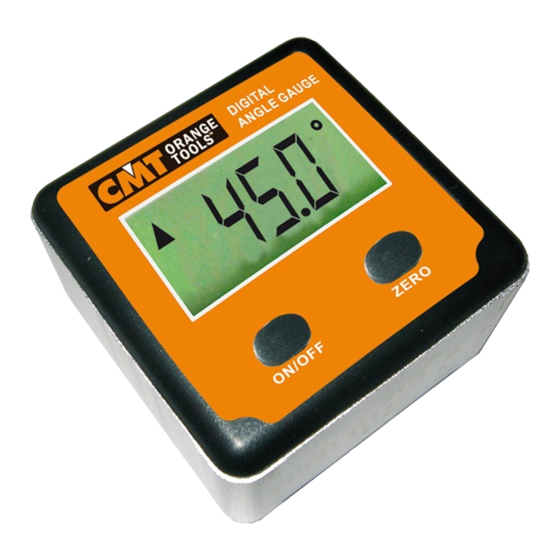 CMT ORANGE TOOLS DAG-001 Quick Manual