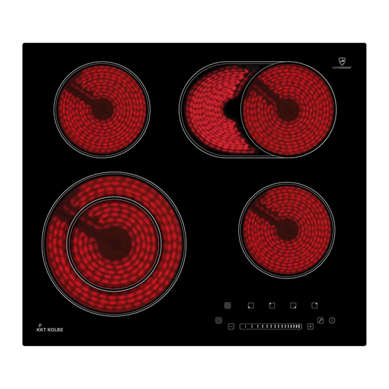 KKT KOLBE KFS593RL Ceramic Hob Manuals