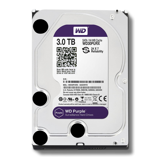 Western Digital WD20PURX Technical Reference Manual