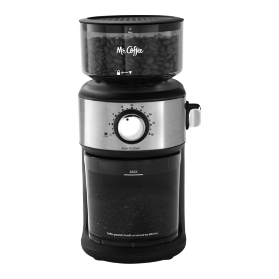 Mr. Coffee BVMC-BMG25 User Manual