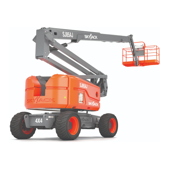 Skyjack SJ85AJ Operating Manual