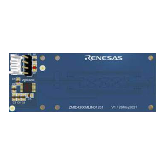 Renesas ZMID4200MLIN01201 User Manual