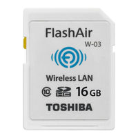 Toshiba FlashAir III Quick Start Manual
