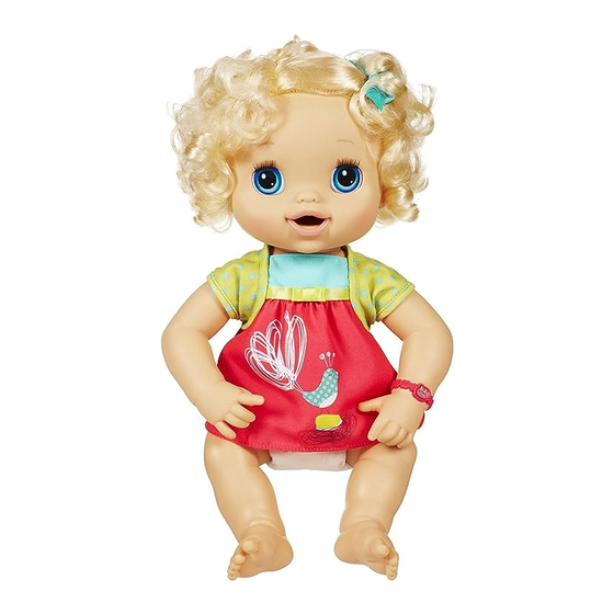 Hasbro Baby Alive My Baby Alive Manual