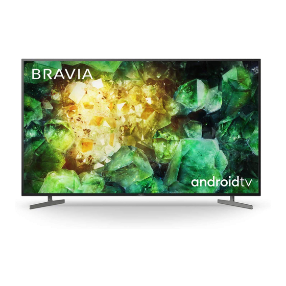 Sony BRAVIA KD-65XH81 Series Manuals