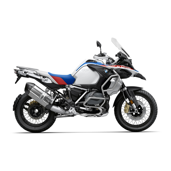 BMW Motorrad R 1250 GS Adventure 2022 Rider's Manual