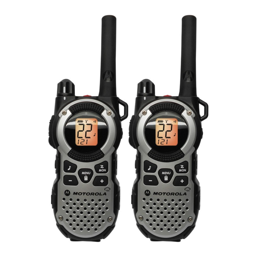 Motorola TALKABOUT KEM-ML34301, TALKABOUT KEM-ML34301A - MT Series Two-Way Radio Guide