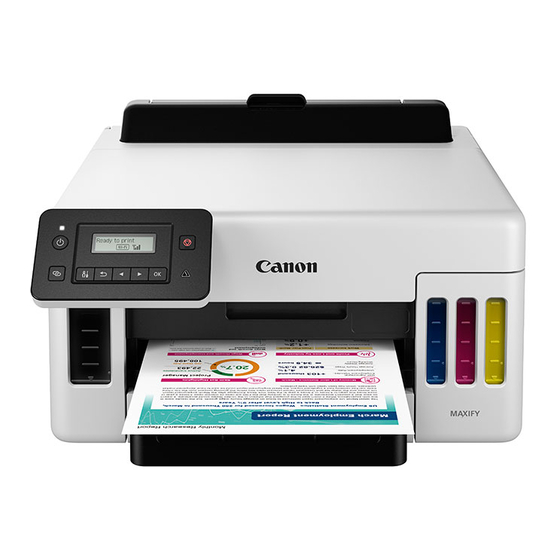 Canon MAXIFY GX5010 Getting Started