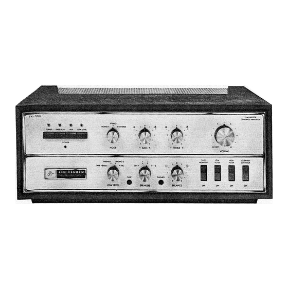 Fisher TX-300 Service Manual