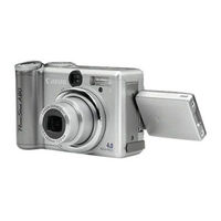 CANON POWERSHOT A80 - Digital Camera - 4.0 Megapixel User Manual