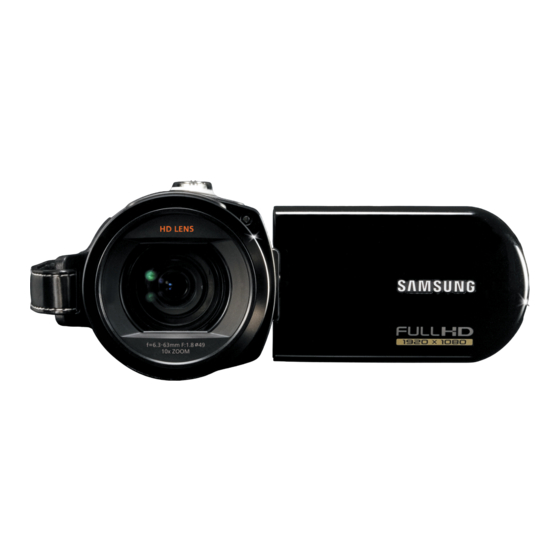 Samsung SC HMX20C - Camcorder - 1080p User Manual