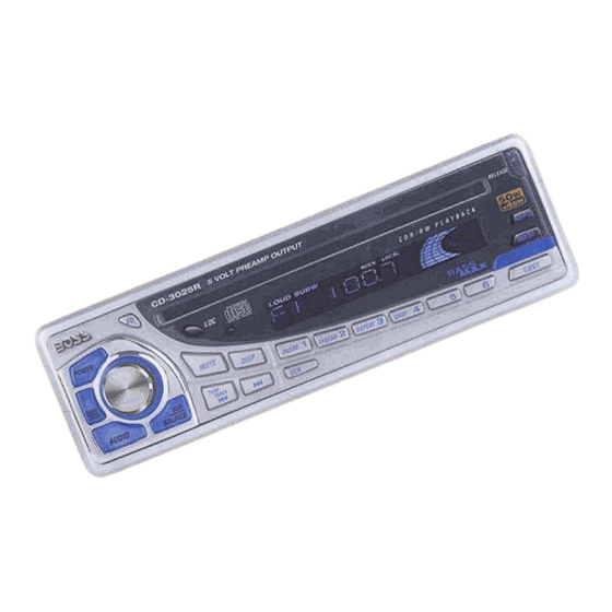 Boss CD-3025R User Manual