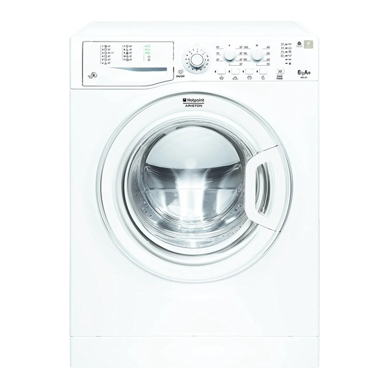Ariston WML 601 Instructions Manual