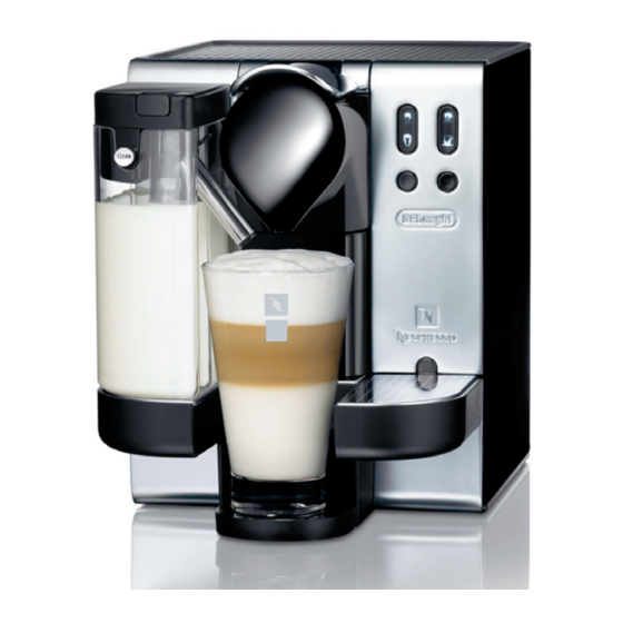 Nespresso Lattissima Instruction Manual