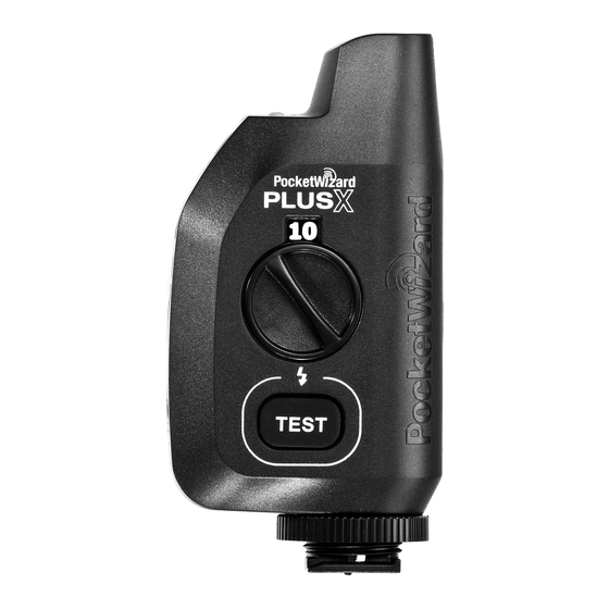 Pocket Wizard Plus X Quick Manual