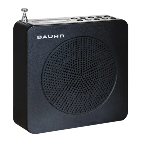 Bauhn ADR-315 Instruction Manual