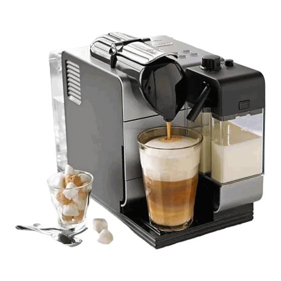 Nespresso Lattissima + Instruction Manual