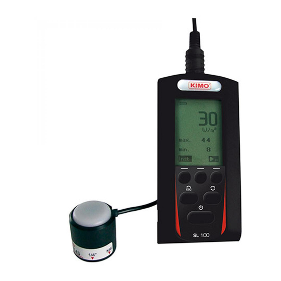 Kimo SL 100 User Manual
