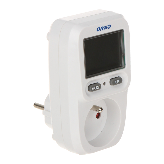 Orno OR-WAT-419 Operating And Instalation Instructions