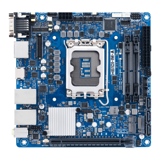 ASUSTeK COMPUTER H610I-IM-A Manual