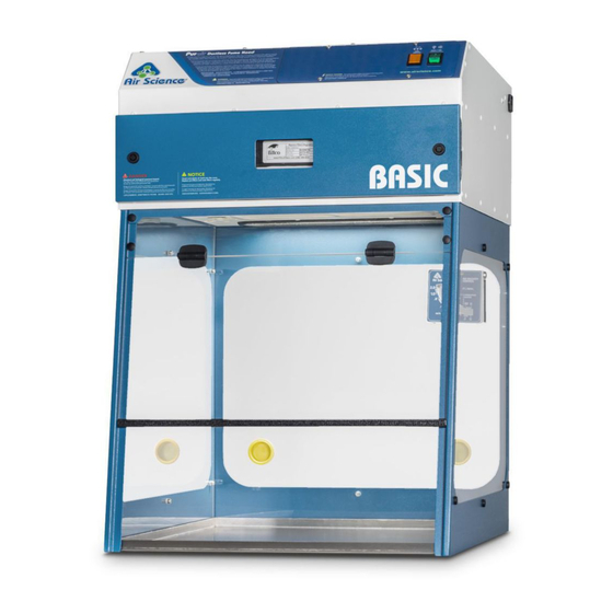 Air Science Purair BASIC User's Operation Manual